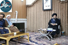 دیدار عوامل نمایش بانوی بی نشان با امام جمعه شهرستان آران و بیدگل