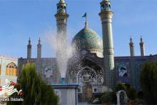 عطرافشانی گلزار شهدای امامزاده محمد هلال بن علی (ع)