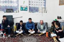 ديدار رئيس اداره فرهنگ و ارشاد اسلامي شهرستان آران و بيدگل با حافظان نونهال و نوجوان مؤسسه فرهنگي قرآني مستغفرين بالاسحار شهرستان آران وبيدگل