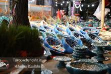 بازار داغ فروش وسایل سفره هفت سین در آستانه سال نو در آران و بیدگل