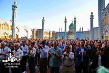 اقامه باشکوه نماز عید سعید فطر+گزارش تصویری