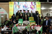 پیچیدن عطر کرامت رضوی در شمال استان اصفهان +گزارش تصویری