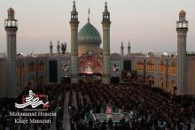 عزاداری مردم دارالشهدا آران و بیدگل در روز شهادت امام رضا (ع)