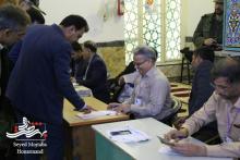 حضور پرشور مردم آران و بیدگل در انتخابات مجلس/1