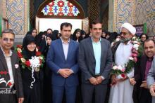 مراسم استقبال از نخبه قرآنی شهرستان آران و بیدگل