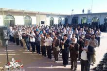 اقامه نماز عید سعید فطر در آستان مقدس بی بی زینب (س) یزدل