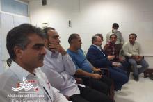 حضور و دیدار ریئس اداره فرهنگ و ارشاد اسلامی از تمرین نمایش آیینی "حبیب حرم"