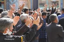 طنین لبیک یا حسین (ع) در حریم پیام آور عاشورا+ گزارش تصویری