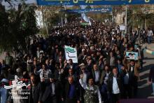 خروش مردم دارالشهدا آران و بیدگل در اعلام انزجار از اغتشاشگران + گزارش تصویری