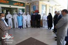 تقدیر از فرشتگان سپید پوش+گزارش تصویری