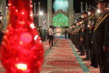 آیین خطبه خوانی و شمع گردانی خدام افتخاری حرم هلال بن علی (ع)