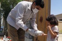 پخش بیش از ۲۰۰۰ غذای تبرک سادات+ تصویر