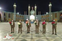 برپایی ایستگاه صلواتی ماسک وگل+ تصویر