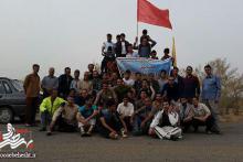 اردوی صحرانوردی اعضای کانون فرهنگی هنری امام زمان(عج) آران و بیدگل در منطقه کویری چاله چهار طاقی کویر