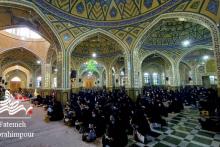 مراسم عرفانی دعای عرفه (گزارش تصویری)