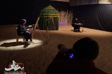 در پشت صحنه خیمه گاه چی میگذرد (تصویر)