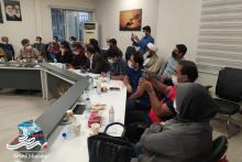 مراسم تجلیل از خبرنگاران به مناسبت روز خبرنگار در مجتمع فولاد کویر برگزار شد (تصویر)