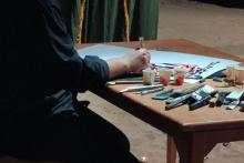 در پشت صحنه خیمه گاه چی میگذرد (تصویر)