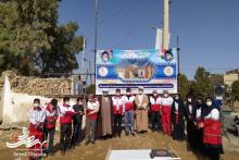 پروژه امدادی، آموزشی و فرهنگی جمعیت هلال احمر نوش آباد شهرستان آران و بیدگل (تصویر)