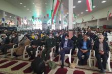 مراسم راهپیمایی روز ۱۳ آبان در آران وبیدگل برگزار شد 