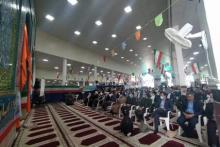 مراسم راهپیمایی روز ۱۳ آبان در آران وبیدگل برگزار شد 