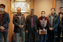 دیدار اعضای مجموعه رسانه ای طاووس بهشت با شهردار آران و بیدگل