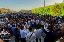 حضور ۳۰ هزار نفر در جشن یک کیلومتری غدیر در آران و بیدگل