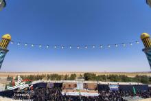 خورشید در یزدل گلباران شد