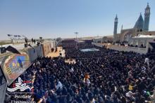 خورشید در یزدل گلباران شد