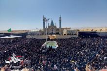 خورشید در یزدل گلباران شد