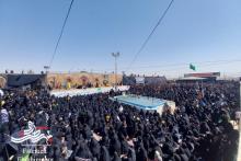 خورشید در یزدل گلباران شد