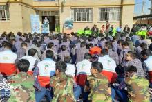 بیست و چهارمین مانور سراسری زلزله و ایمنی در آران و بیدگل برگزار شد