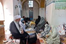 حضور امام جمعه آران و بیدگل در جمع نوجوانان معتکف