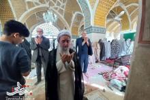 حضور امام جمعه آران و بیدگل در جمع نوجوانان معتکف