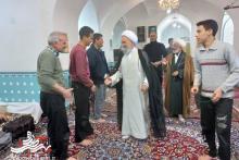 حضور امام جمعه آران و بیدگل در جمع نوجوانان معتکف