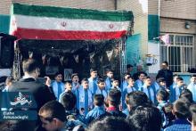 زنگ دفاع مقدس در روز بازگشایی مدارس