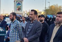 تجمع اعتراضی مردم آران و بیدگل در محکومیت جنایات رژیم صهیونیستی