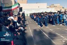 زنگ دفاع مقدس در روز بازگشایی مدارس