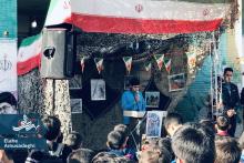 زنگ دفاع مقدس در روز بازگشایی مدارس