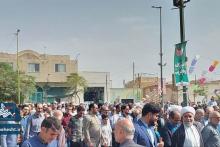 حضور پر شور مردم آران وبیدگل در مراسم راهپیمایی حمایت از مردم مظلوم فلسطین 