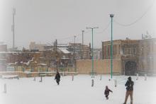 شادی یک روز برفی