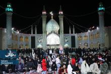 شب نوزدهم در علوی ترین حرم ایران