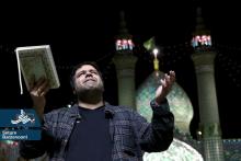 شب نوزدهم در علوی ترین حرم ایران