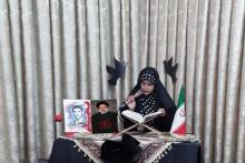 عزاداری دختران بهشتی در سوگ شهید جمهور