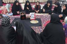 عزاداری دختران بهشتی در سوگ شهید جمهور