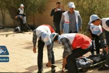 اجرای رزمایش پدافند غیرعامل دانش آموزی 