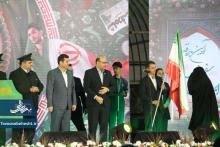 برگزاری مراسم بدرقه کاروان‌های ورزشی اعزامی به بازی‌های کشورهای اسلامی و آسیایی با حضور ملی‌پوشان آران و بیدگل