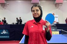 طلای پاراتنیس روی میز جوانان به نام دختر ایرانی