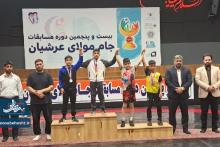 درخشش کشتی گیران آران و بیدگلی در مسابقات استانی 