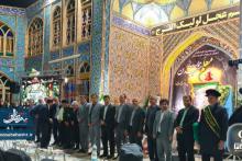  نیم نگاهی به مراسم تجلیل از مقام معلم در حرم مطهر هلال بن علی (ع) 